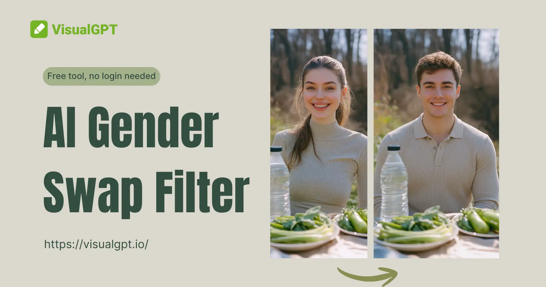 AI Gender Swap Filter