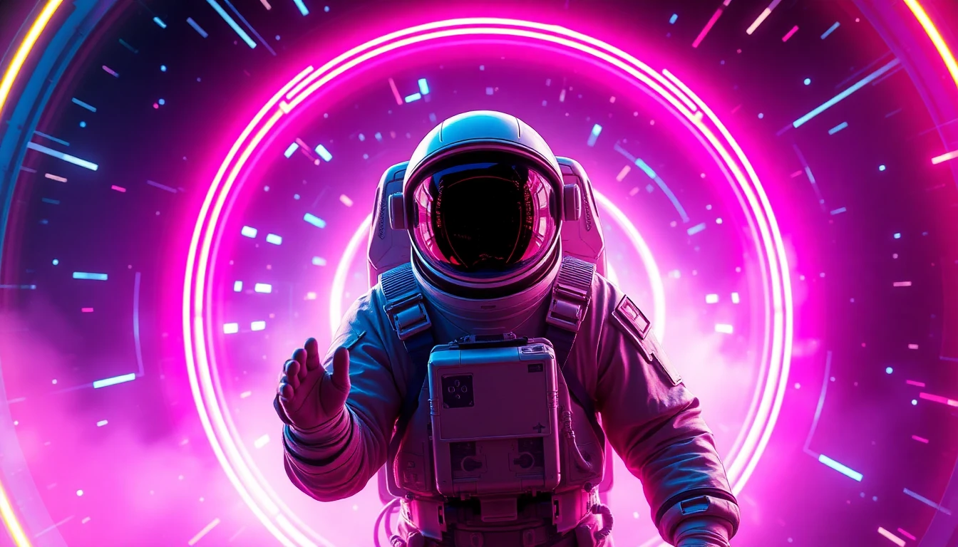 Neon Cyberpunk Portrait