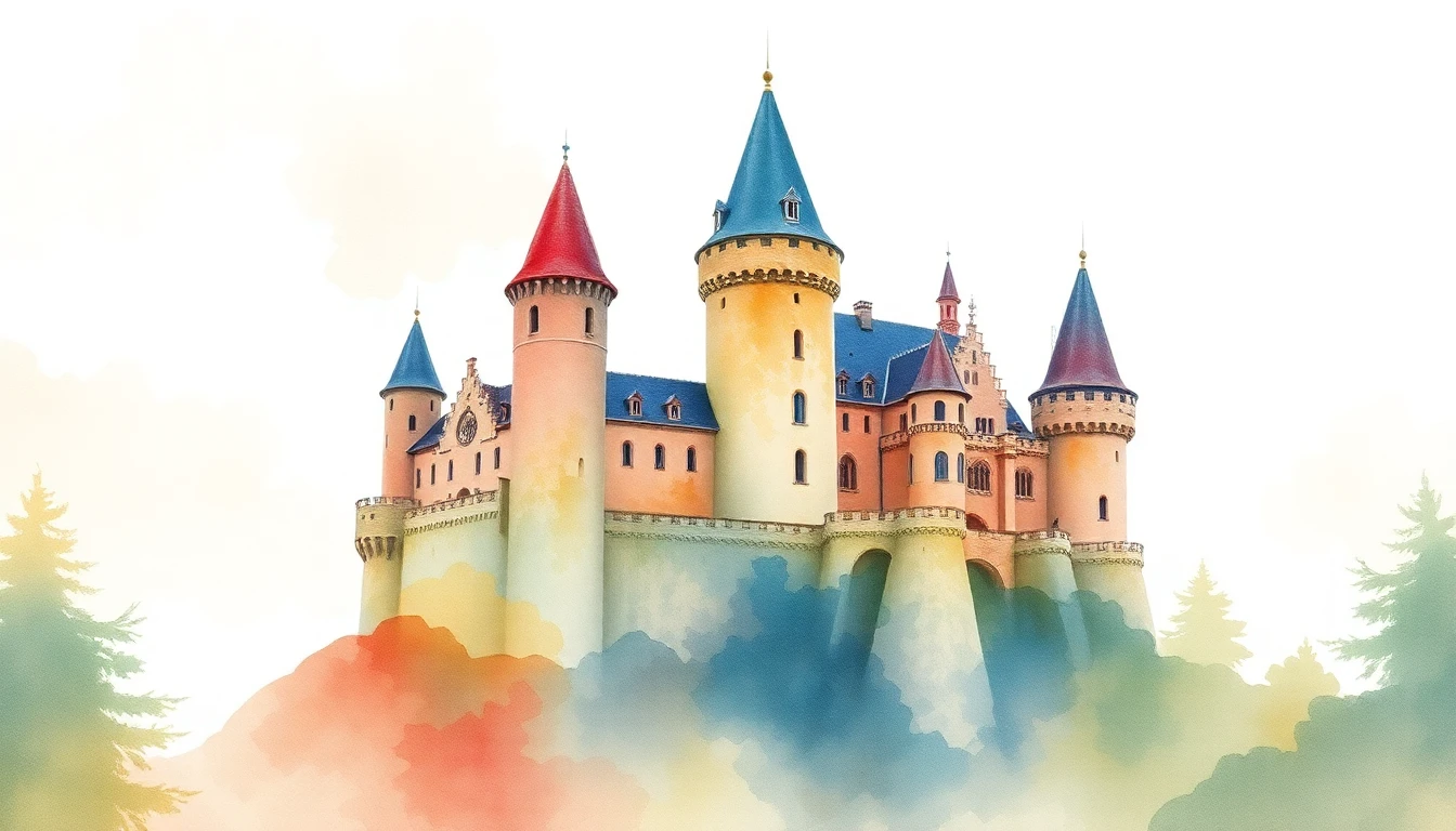 Watercolor Destination Poster